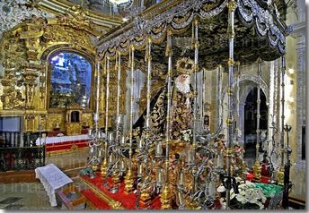 Recorrido de la Procesión Extraordinaria por el 400 Aniversario en Santa María del Socorro de Antequera