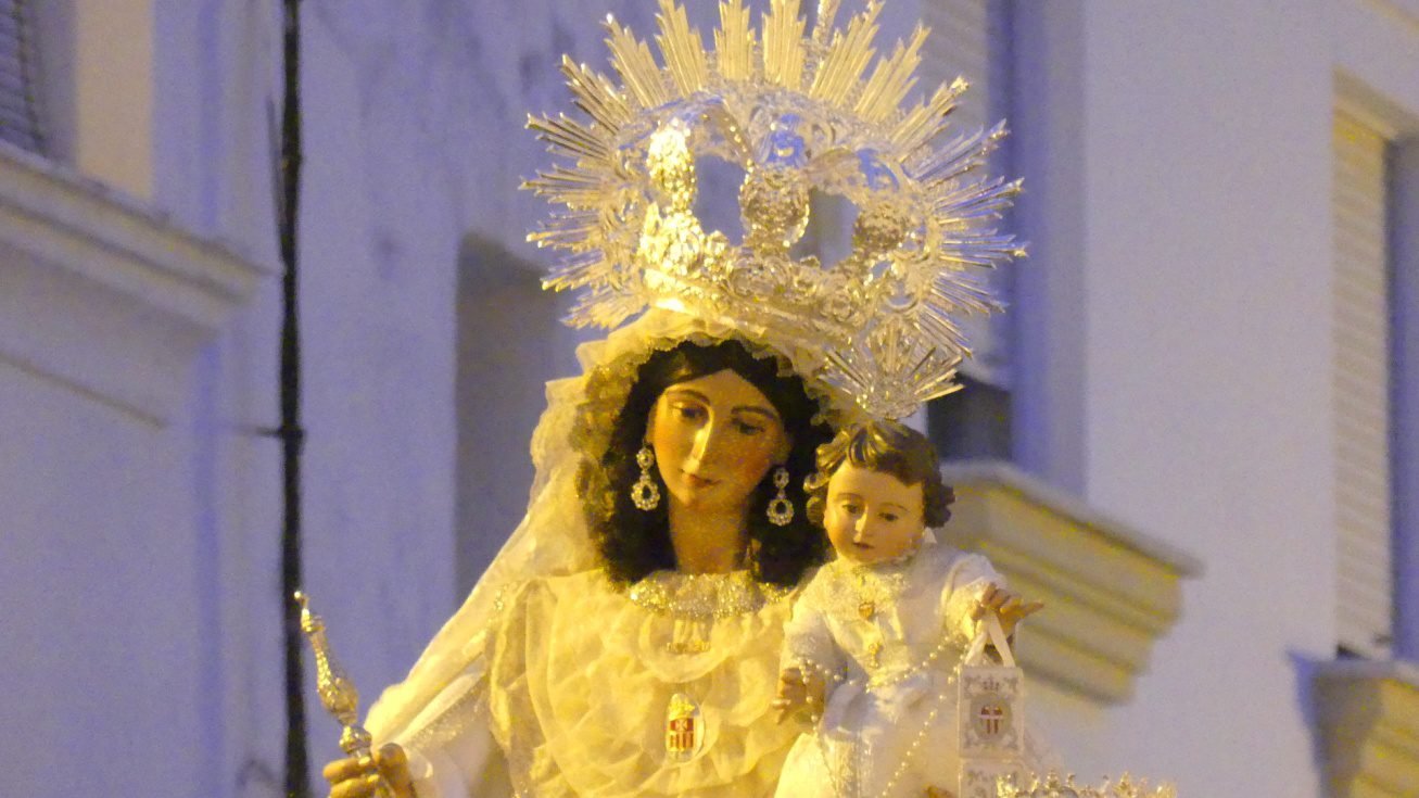 Recorrido del Rosario Vespertino de la virgen de la Merced de Rota