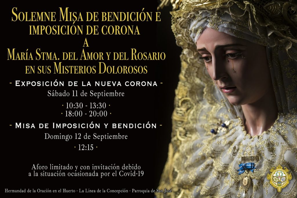 CartelFinal3 2 1024x683 1 Nueva Corona para la Virgen del Amor de La Línea de la Concepción