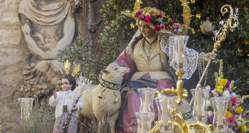 FOTO MANUEL QUESADA TITOS DIVINA PASTORA DE ALMAS 29 9 2019 2 860x460 1 La Divina Pastora de las Almas de Jaén será trasladada públicamente a la Catedral