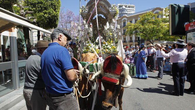 carreta almeriense formara parte La carreta de la Hermandad de Almería participará en la Exposición Jubilar de Sevilla