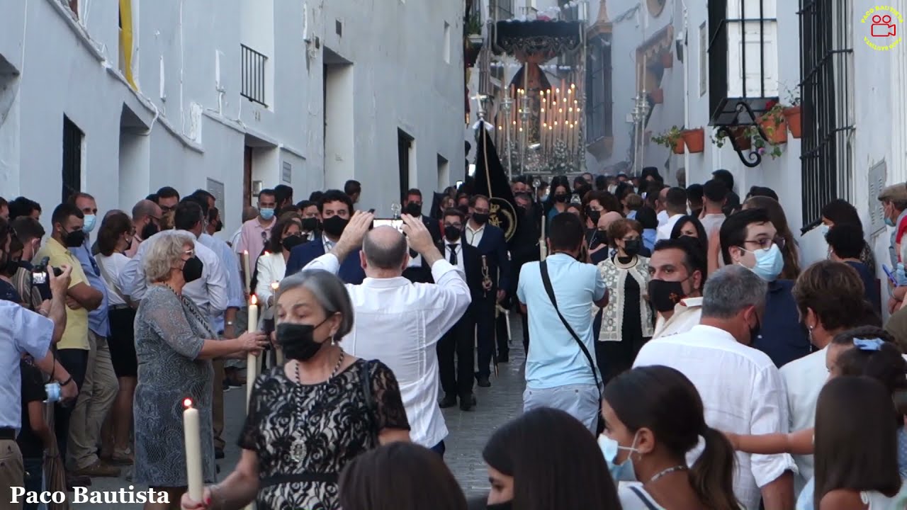 videos de la procesion Vídeos de la Procesión Extraordinaria de la Virgen de la Soledad de Arcos este sábado 11 de Septiembre