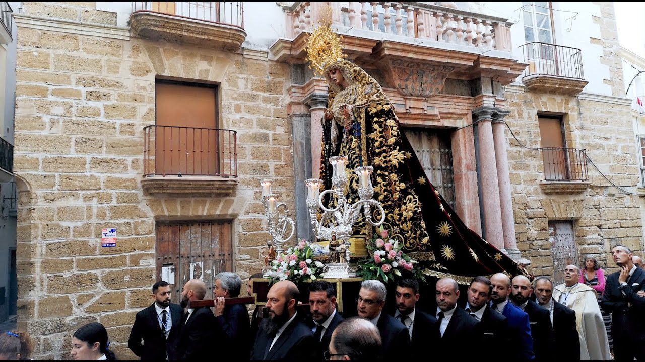 Recorrido del Rosario Aurora de María Santísima del Rosario de la Hdad del Perdón de Cádiz
