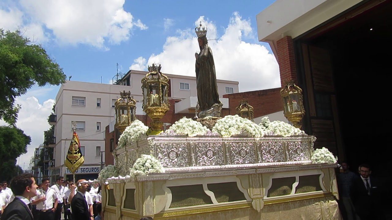 Recorrido de la Procesión de la Virgen de Fátima esta tarde en Jerez de la Frontera