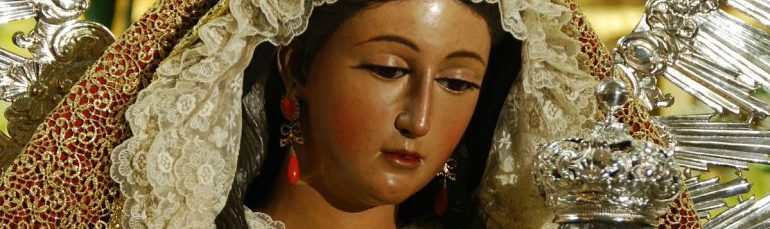 Recorrido en Sevilla de la Procesión Procesión Madre de Dios del Rosario Patrona de Capataces y Costaleros