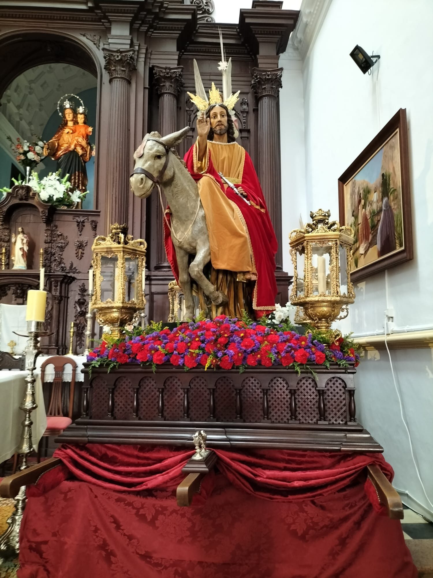Salida en Rogativas Señor de la Borriquita en Arcos de la Frontera