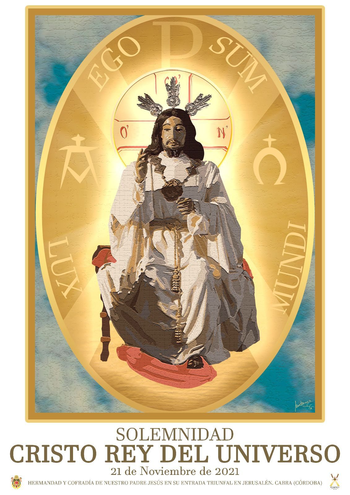 Horario e Itinerario traslados de Cristo Rey (Hdad Pollinita) a la Parroquia de la Asunción de Cabra