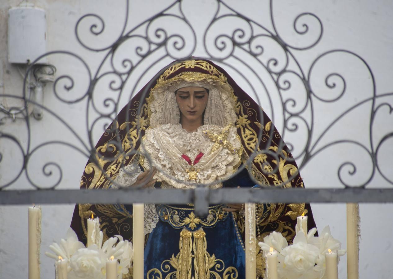 Todos los Datos del traslado de María Santísima de la Caridad en su Soledad del Baratillo a la Iglesia de San Jorge