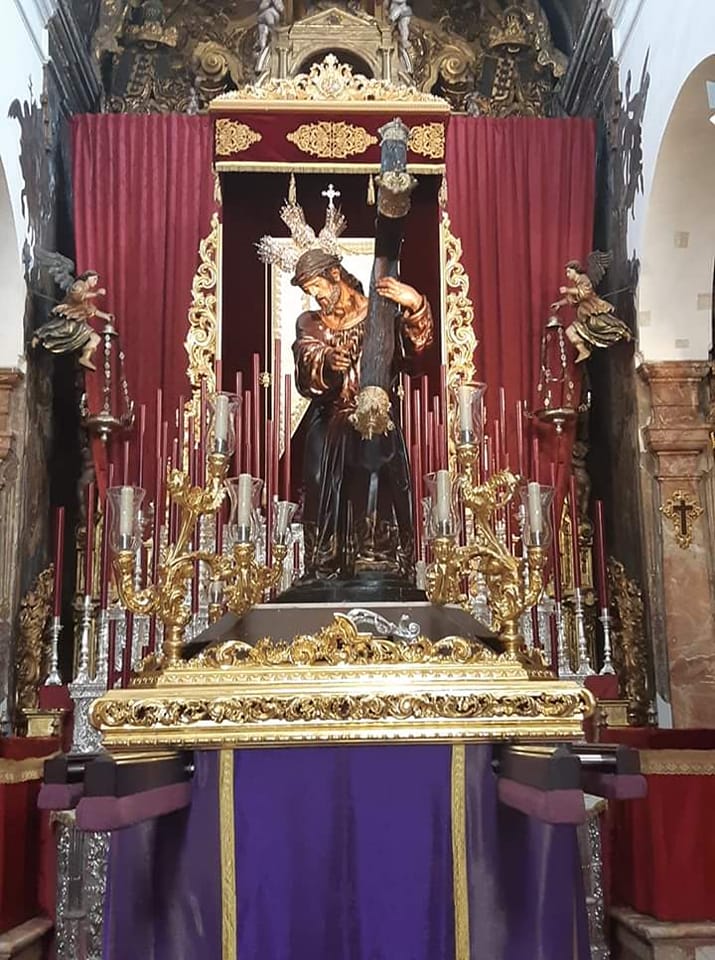 Todo listo para el ViaCrucis de Jesús de la Salud e la Hdad de la Candelaria de Sevilla