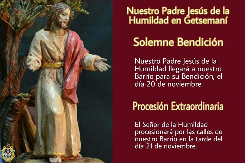 Recorrido de la Procesión Extraordinaria Nuestro Padre Jesús de la Humildad en Getsemaní de Dos Hermanas
