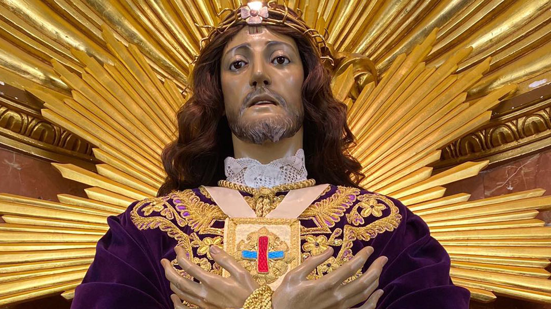 Recorrido de la Procesión Extraordinaria Jesús Nazareno Rescatado en Alcázar de San Juan (Ciudad Real)