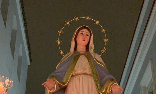 Recorrido de la Procesión de la Virgen de la Medalla Milagros en Jerez de la Frontera