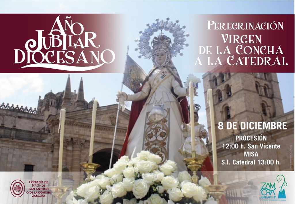La Patrona de Zamora saldrá en procesión extraordinaria a la Catedral el 8 de diciembre