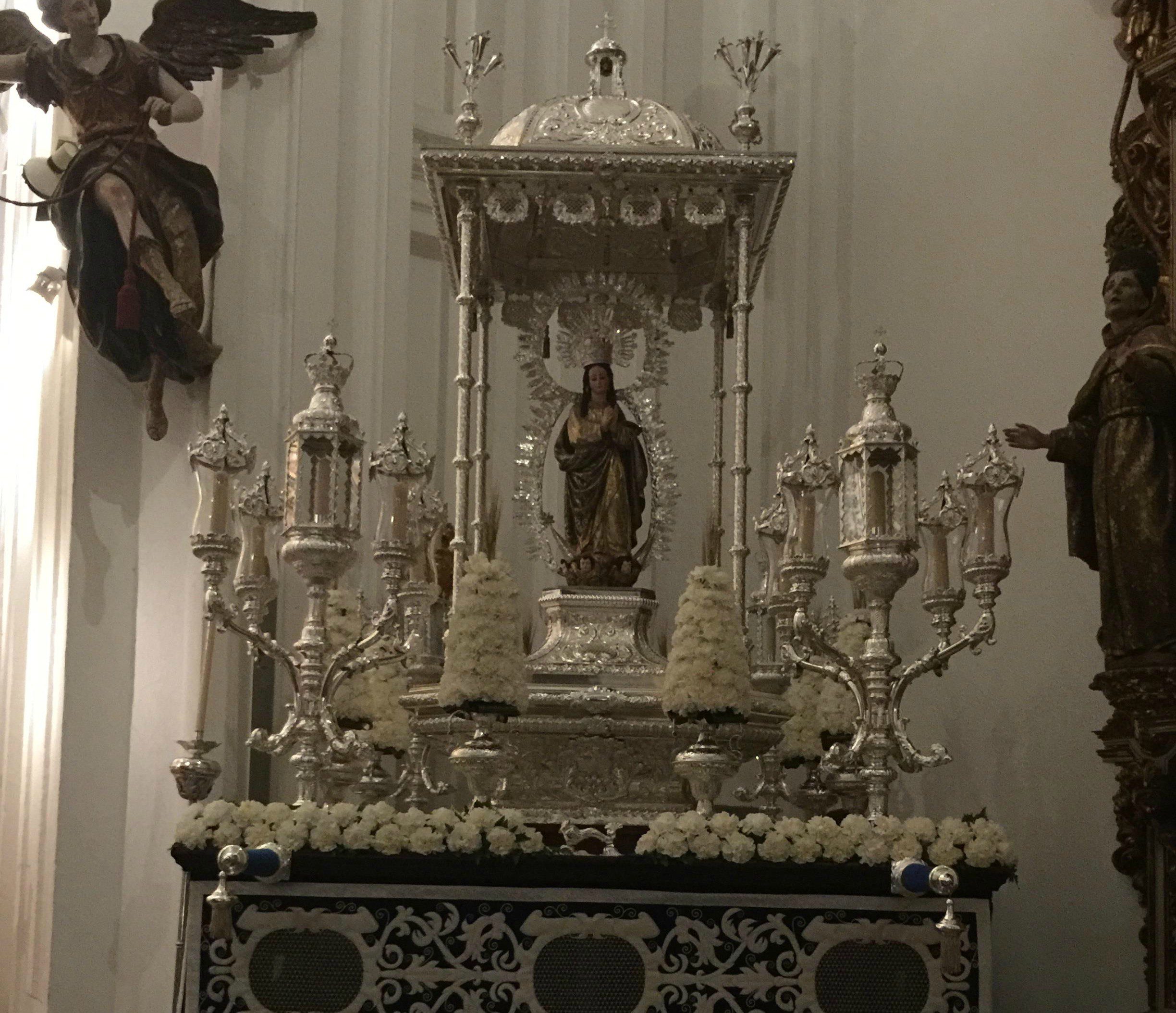 Horario e Itinerario de la Procesión de la Purísima Concepción de Umbrete