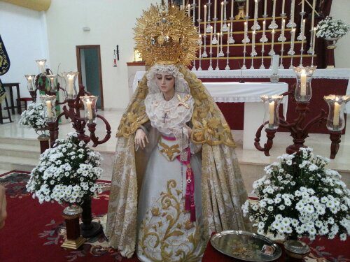 La Virgen de las Penas de San Fernando saldrá en rosario vespertino el 8 de diciembre
