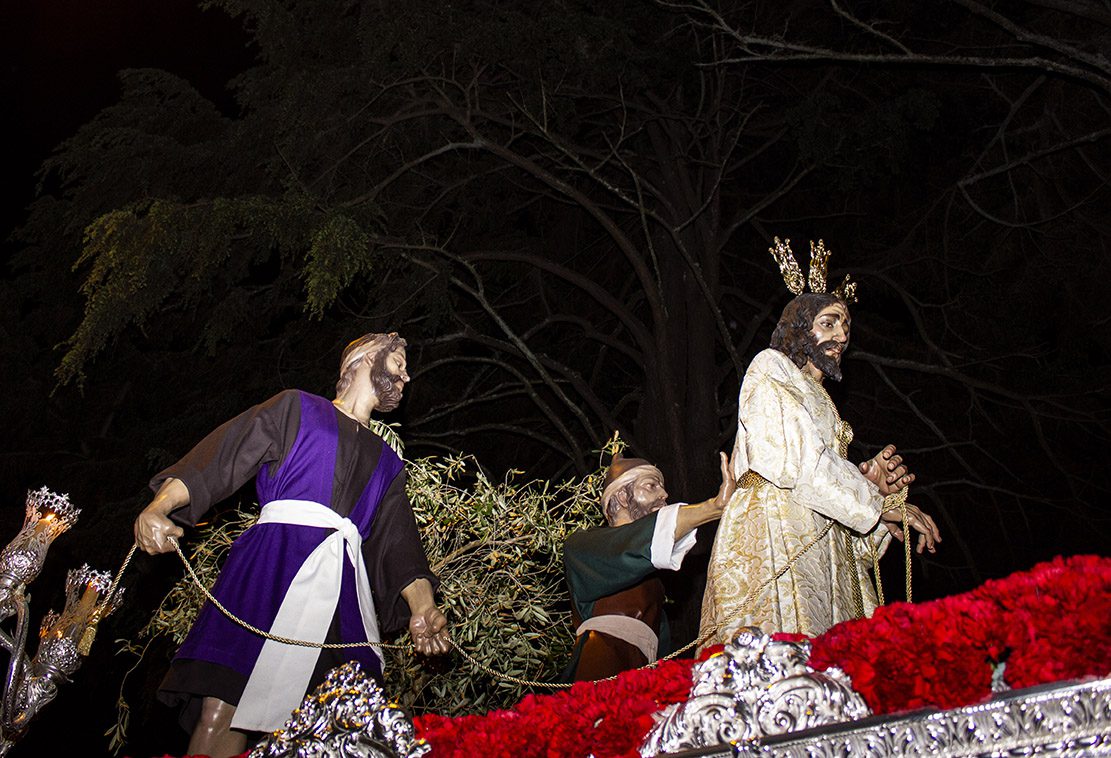 Vía Crucis Oficial de Hermandades de El Ferrol 2022 con la imagen de Jesús Cautivo