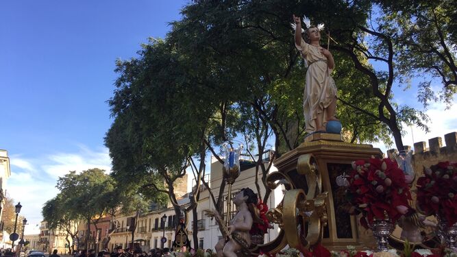 El Niño Jesús fue la primera procesión del año en Jerez de la Frontera