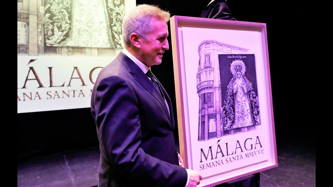Vídeo documental sobre el acto de presentación del cartel anunciador de la Semana Santa de Málaga 2022
