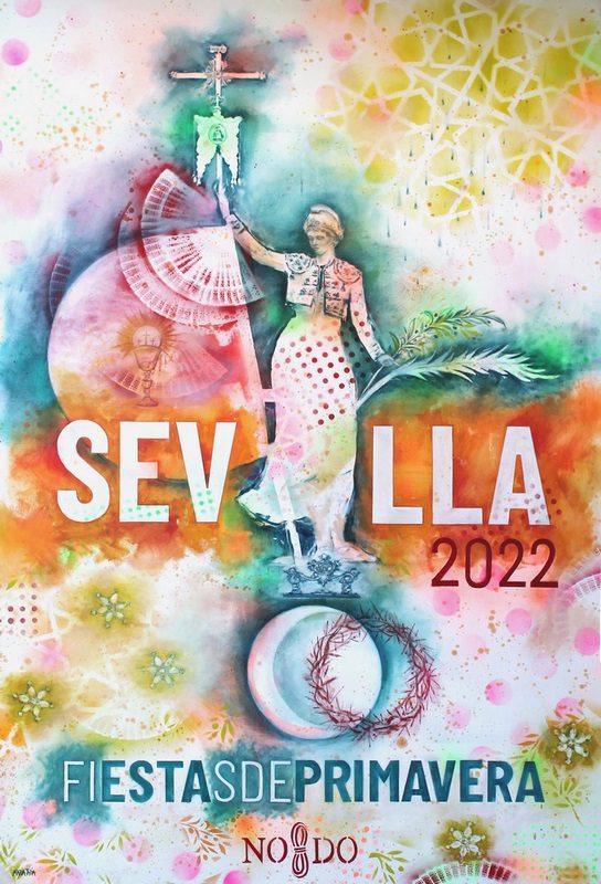 Así es el cartel de las Fiestas de la Primavera de 2022 de Sevilla