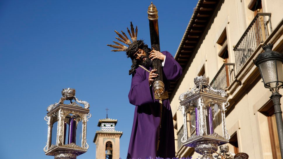 Recorrido y Horario del Via Crucis Oficial de Hermandades de Granada el 11 de Marzo del 2022 con Jesús del Gran Poder