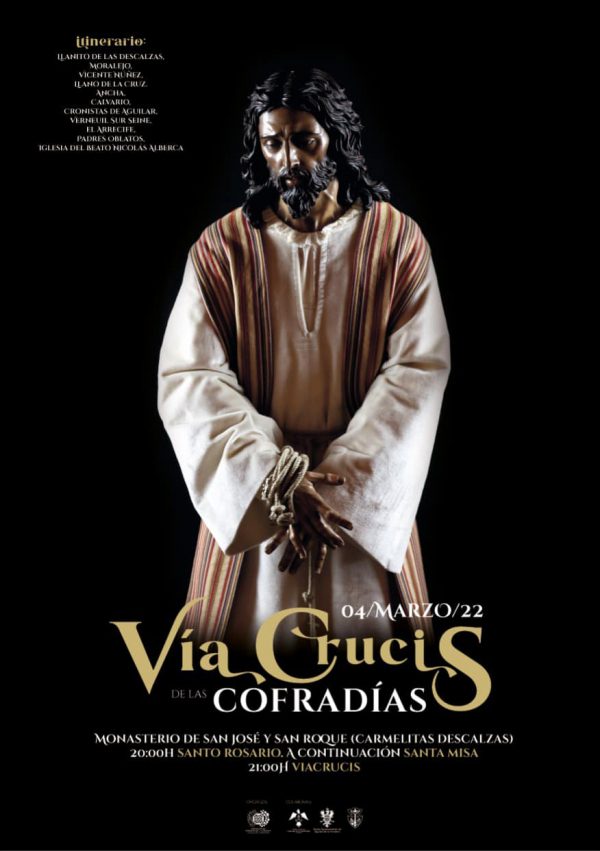 Recorrido y Horario presidirá el Vía Crucis de apertura de la Cuaresma 2022 de Aguilar de la Frontera con Jesús Cautivo