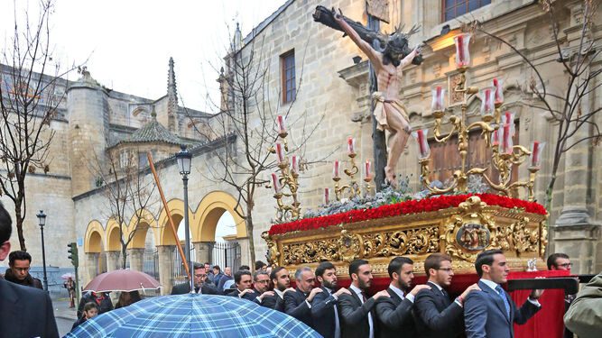 Recorrido y Horario del Traslado de Ida a la Catedral del Santísimo Cristo de las Almas para presidir el Vía Crucis Oficial de Hermandades de Jerez de la Frontera 2022