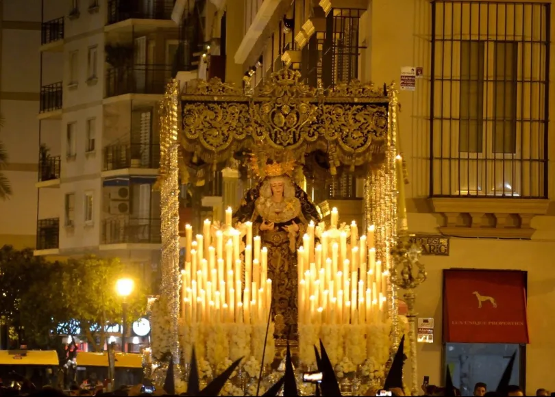 La Virgen de la Estrella procesionará con el palio de Garduño este Domingo de Ramos