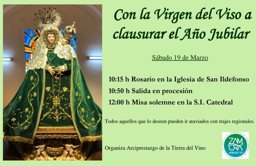 Una Magna Mariana el próximo Sábado en Zamora para clausurar el Año Jubilar de la Diócesis