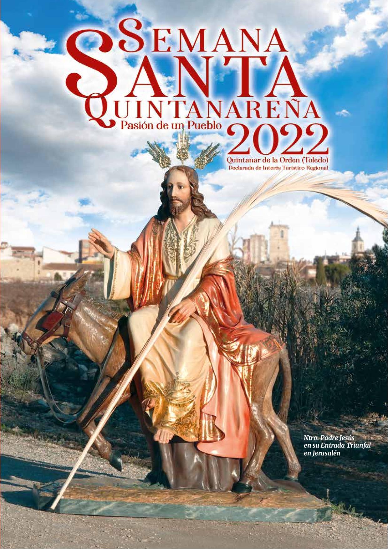 Horarios e Itinerarios Semana Santa Quintanar de la Orden (Toledo) 2022