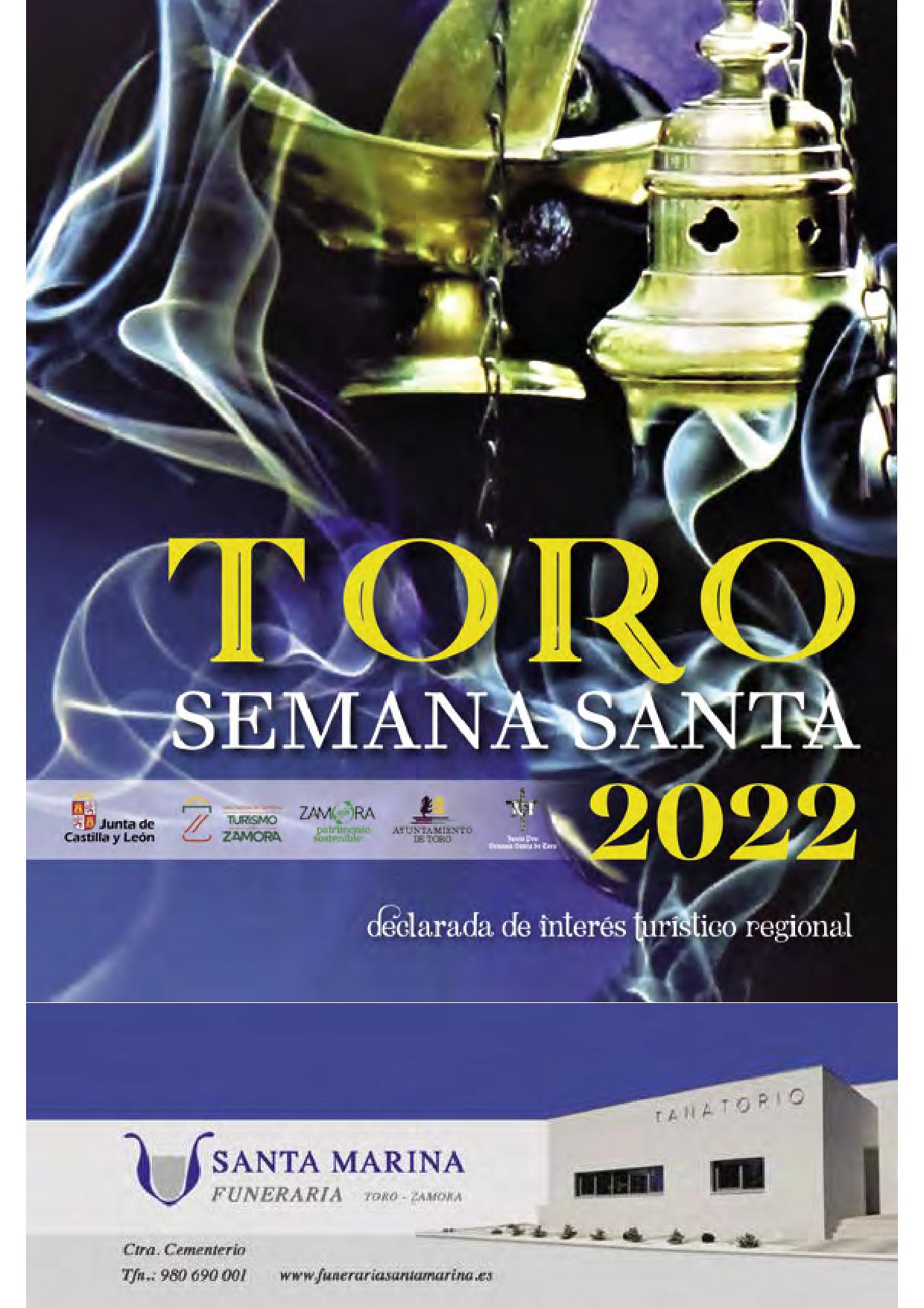 Horarios e Itinerario Semana Santa Toro (Zamora) 2022
