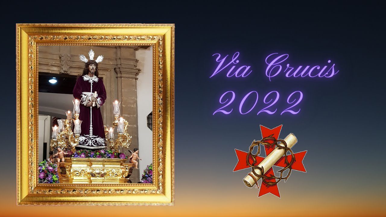 Recorrido de vuelta del Via Crucis de las Hermandades de Cádiz del Señor de la Sentencia