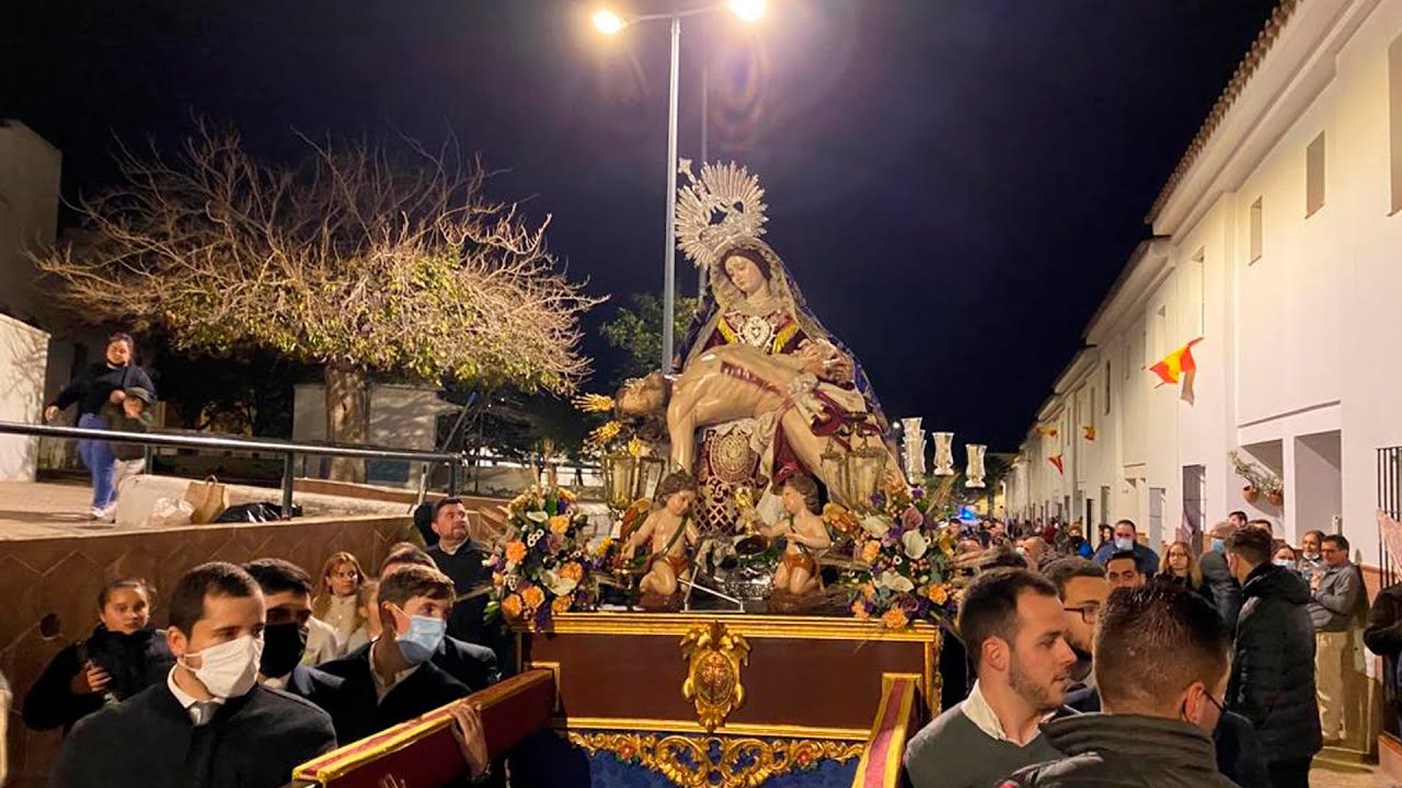 Vídeo del traslado hacia la Parroquia de Santa Ángela de María Stma. de la Caridad y el Stmo. Cristo de la Misericordia de Chiclana