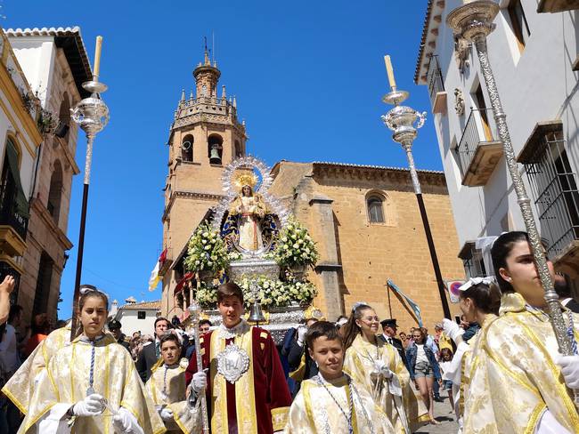 La Virgen de la Paz de Ronda saldrá en procesión el 8 de mayo desde el convento de la Merced