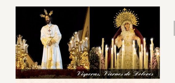 Horario e Itinerario Vía Crucis Penitencias de la Juventud cofrade de Ronda
