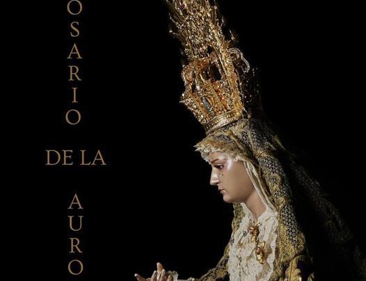 Horario e Itinerario del Rosario de la Aurora e María Santísima de las Penas. Granada 01 de Mayo del 2022