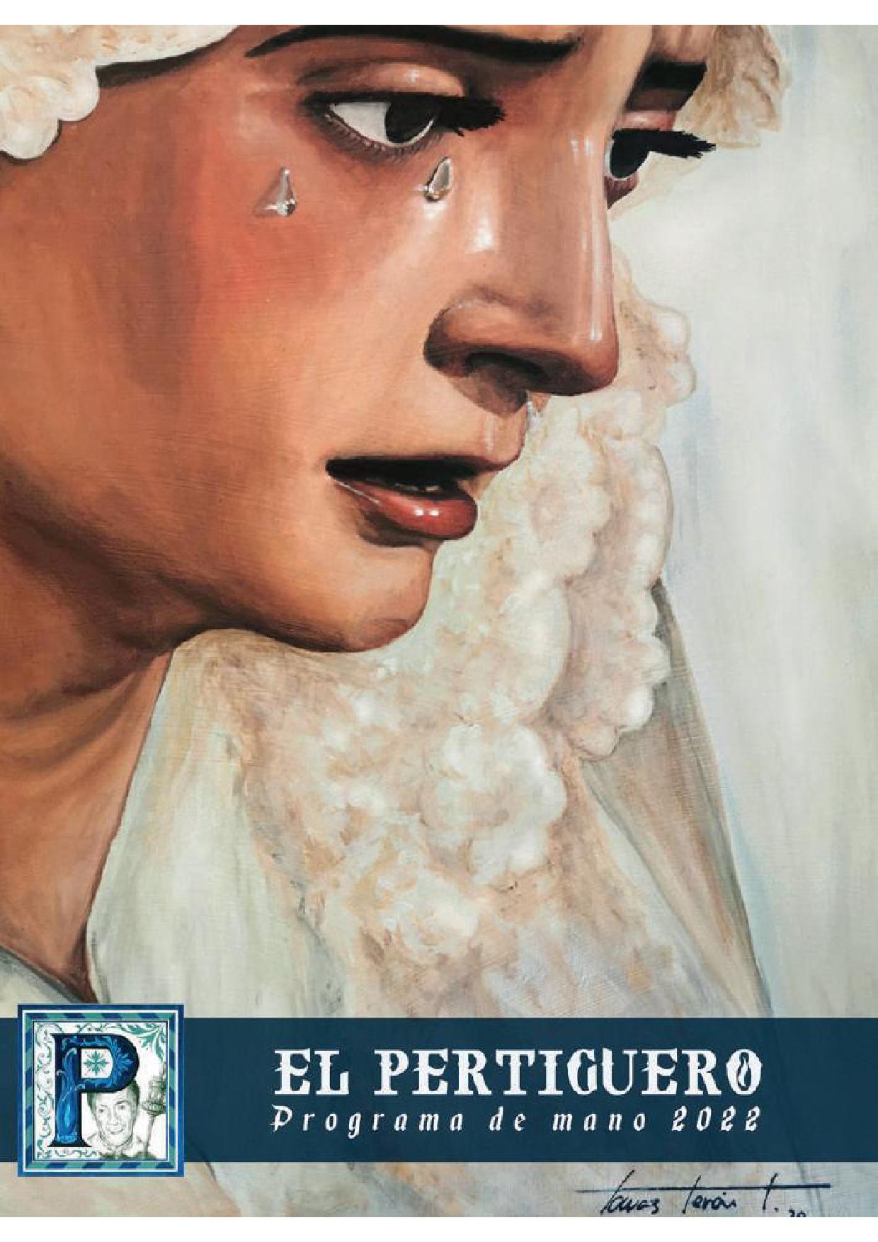 Programa de mano «El Pertiguero». Semana Santa de Jerez de la Frontera (Cádiz) 2022