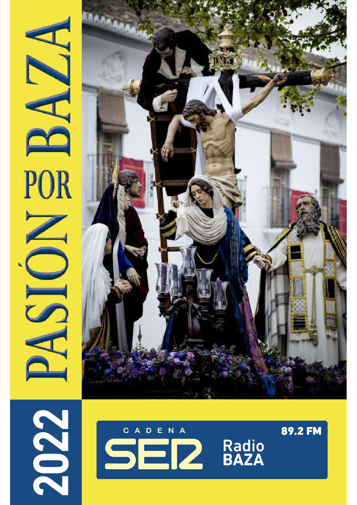 Horarios e Itinerarios Semana Santa Baza (Granada) 2022