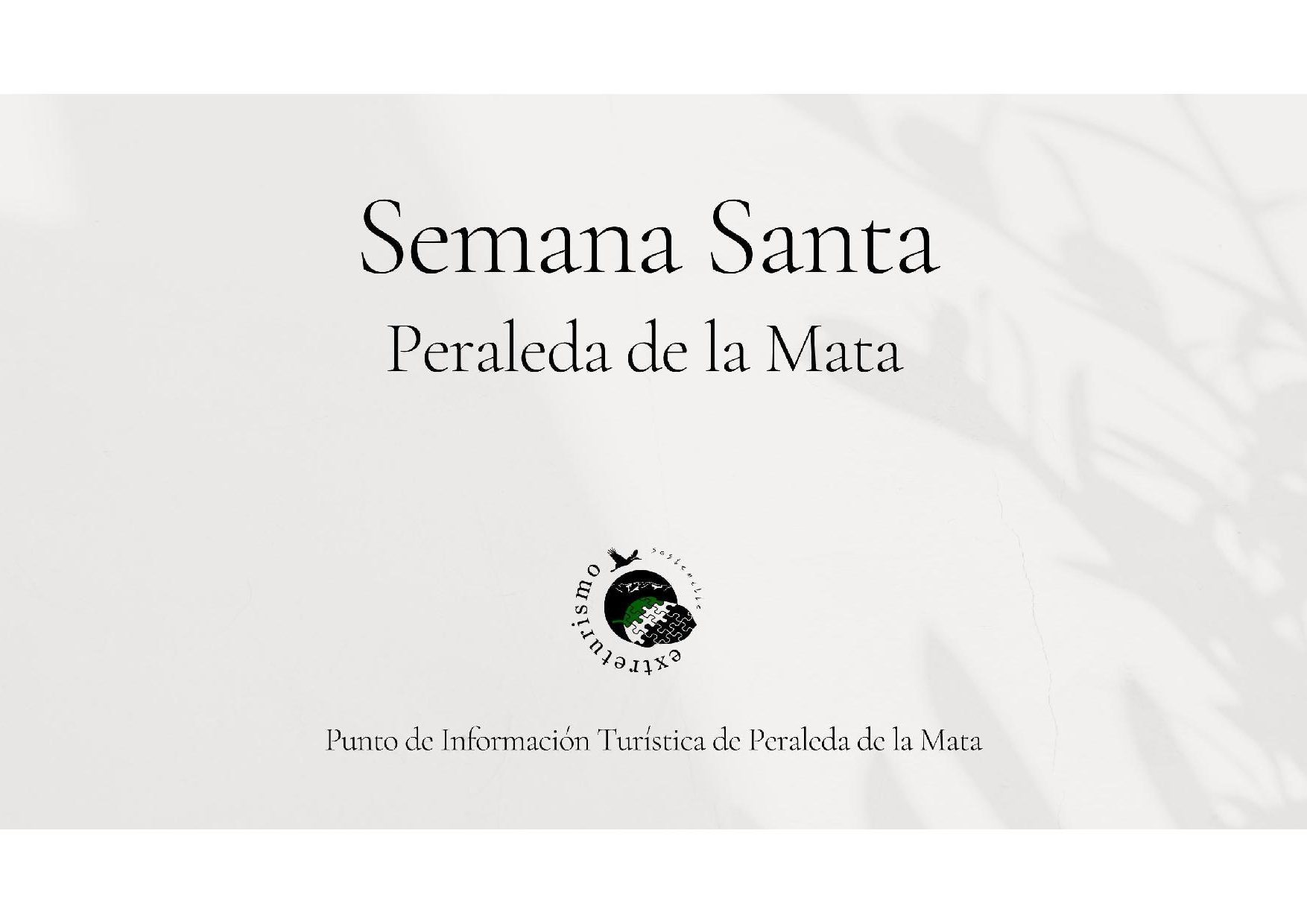 Horarios e Itinerarios Semana Santa Peraleda de la Mata (Cáceres) 2022