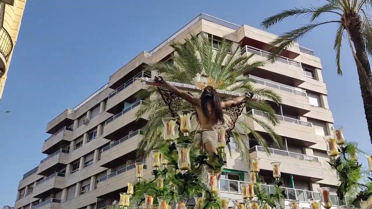 Vídeo del Cristo de la Expiración por la Plaza del Arenal 2022 en Jerez de la Frontera