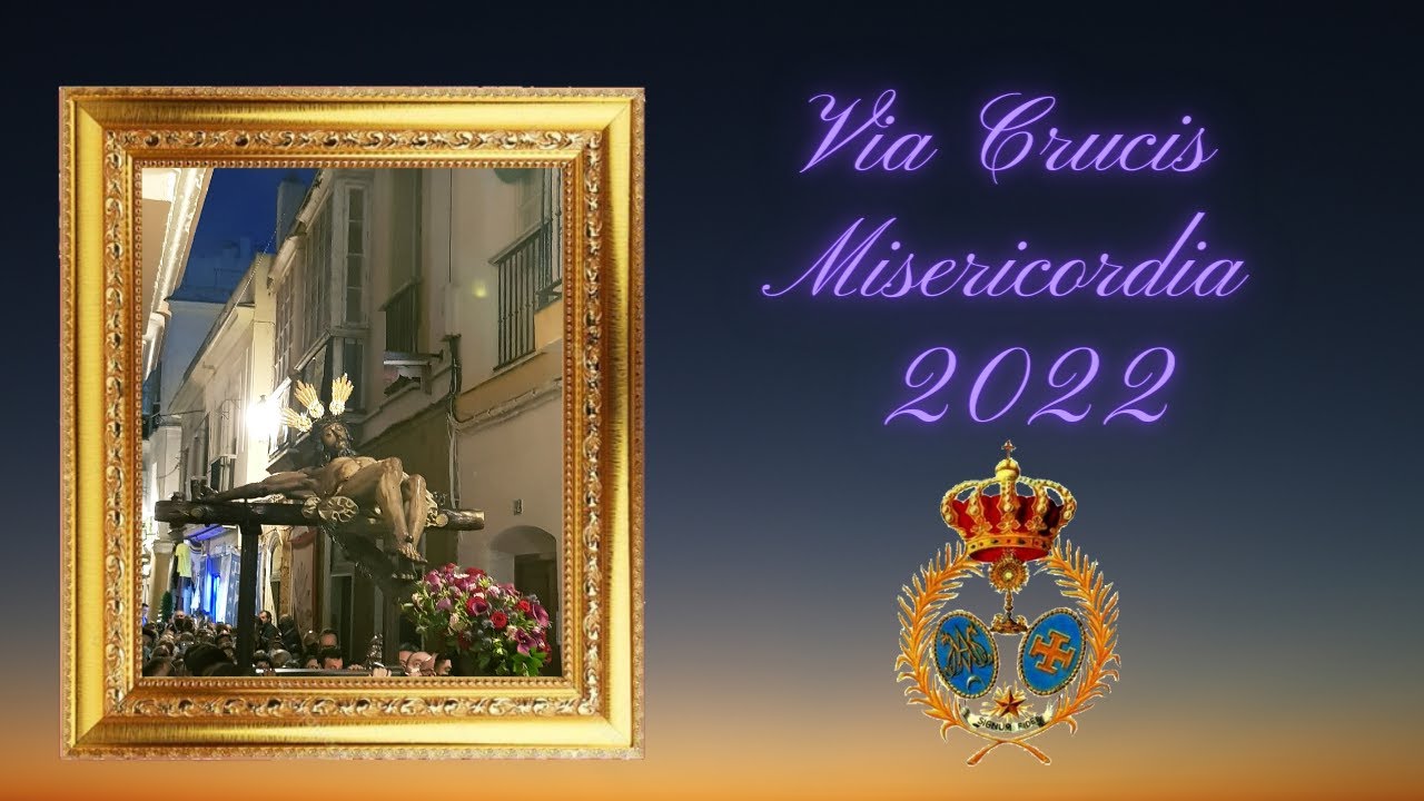 Vídeo del Via Crucis con el Cristo de la Misericordia ayer Viernes en Cádiz