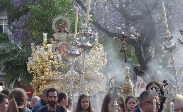 Horario e Itinerario Procesión de alabanza de la Virgen de la Divina Pastora. Málaga 07 de Mayo del 2022