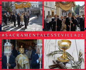 Horario e Itinerario de las Procesiones Sacramentales este Domingo en Sevilla