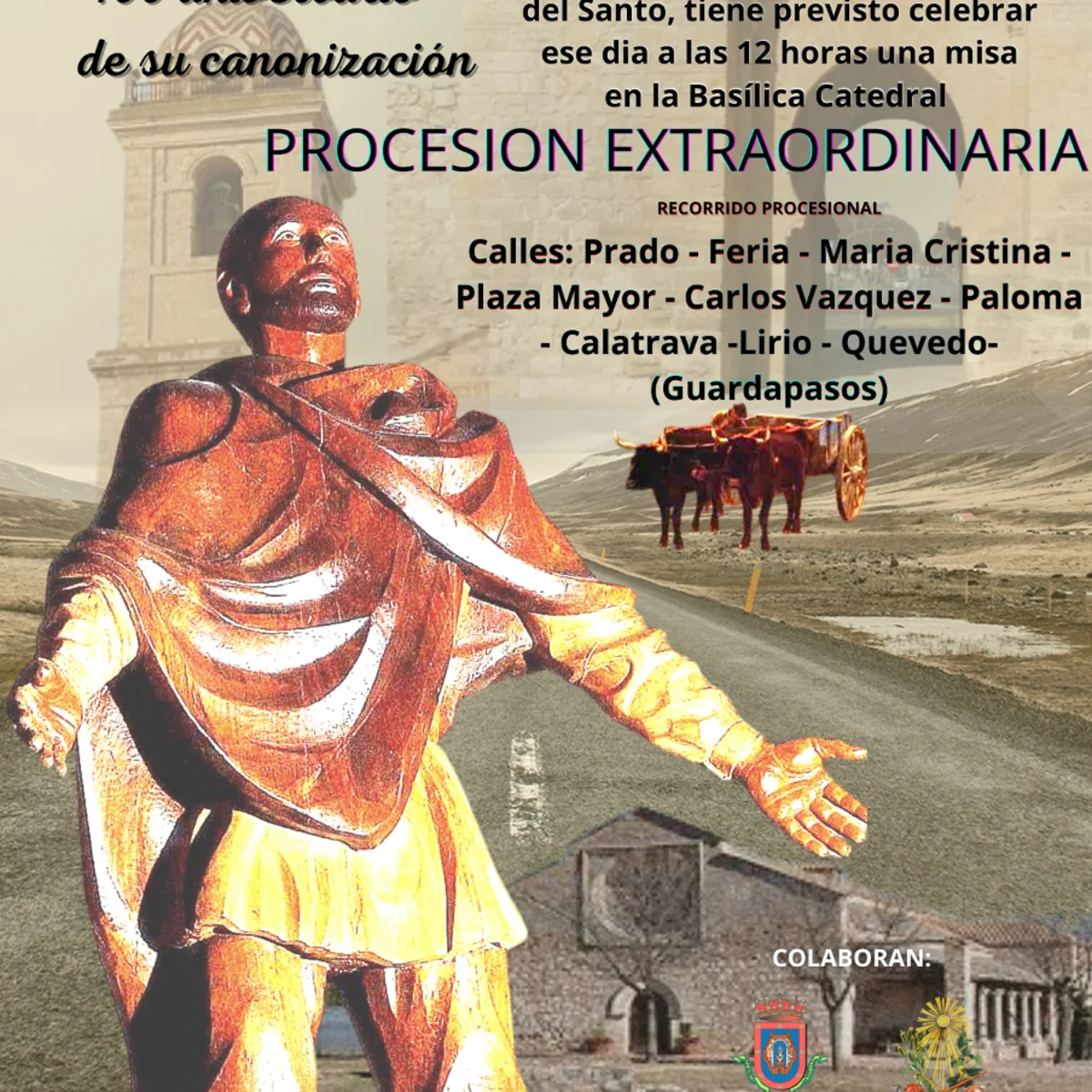 San Isidro volverá a salir en procesión Extraordinaria por las calles de Ciudad Real el 15 de mayo