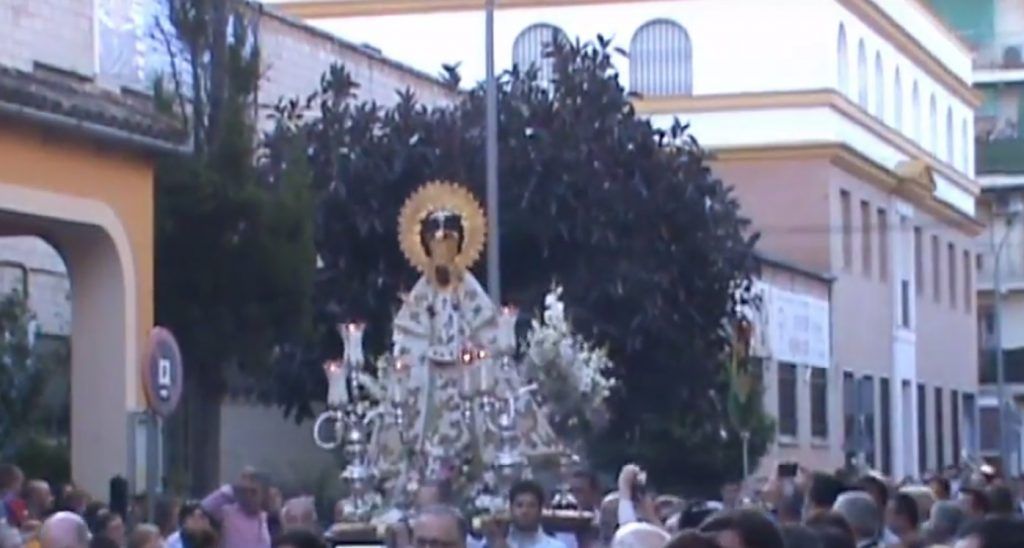 Horario e Itinerario Procesión de Santa María de Guadalupe. Córdoba 29 de Mayo del 2022