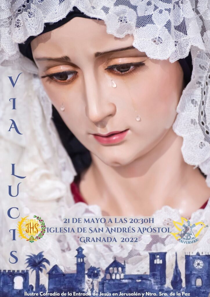 Todos los datos del Vía Lucis con Nuestra Señora de la Paz (de la Borriquilla de Granada)