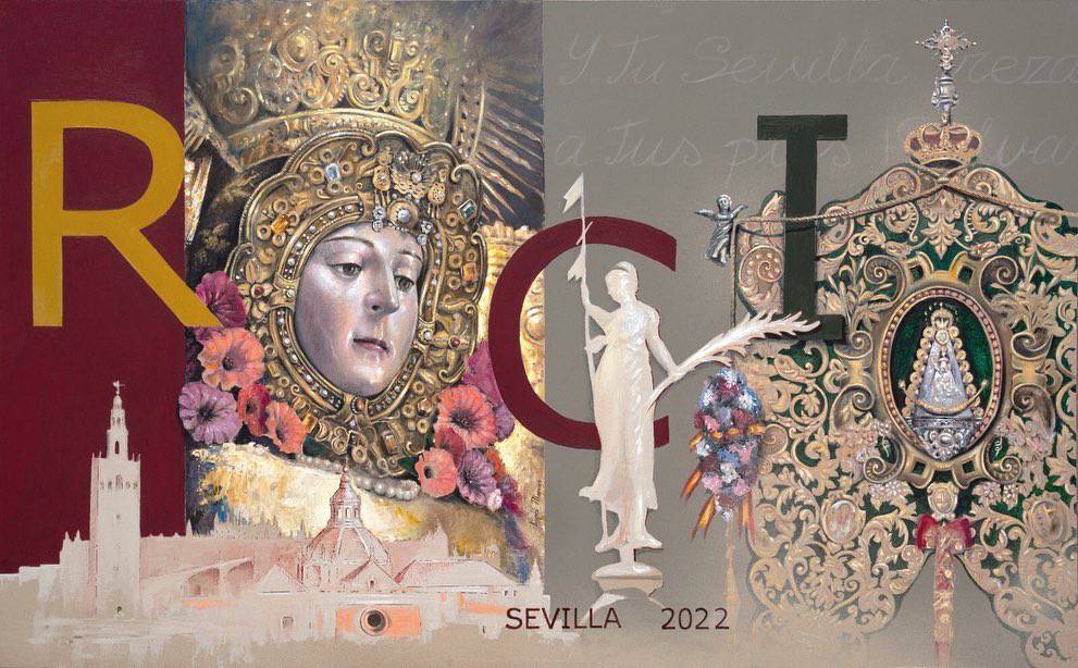 La Hermandad del Rocío de Sevilla celebra su quinario en la Colegial del Salvador
