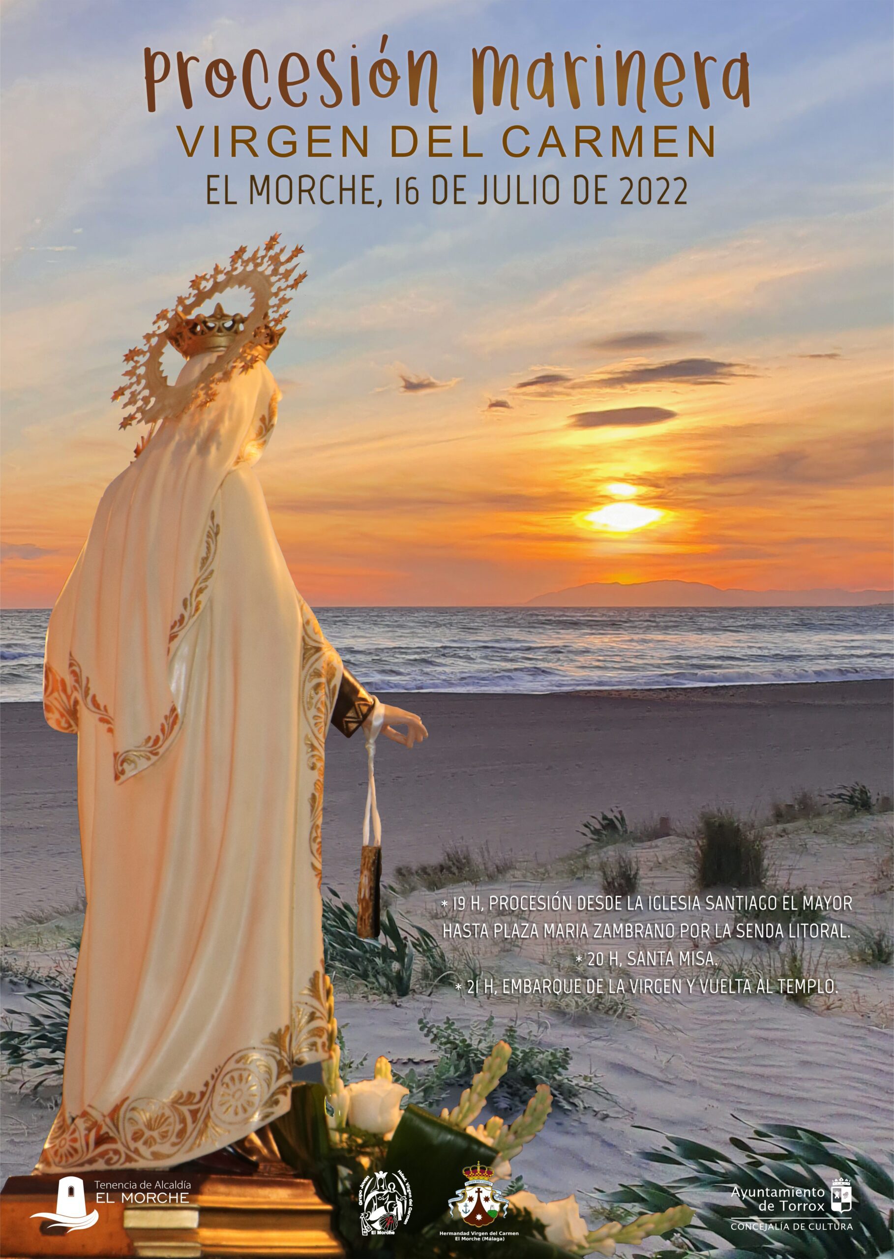 La Virgen del Carmen de El Morche hará una procesión extraordinaria en el día de su onomástica