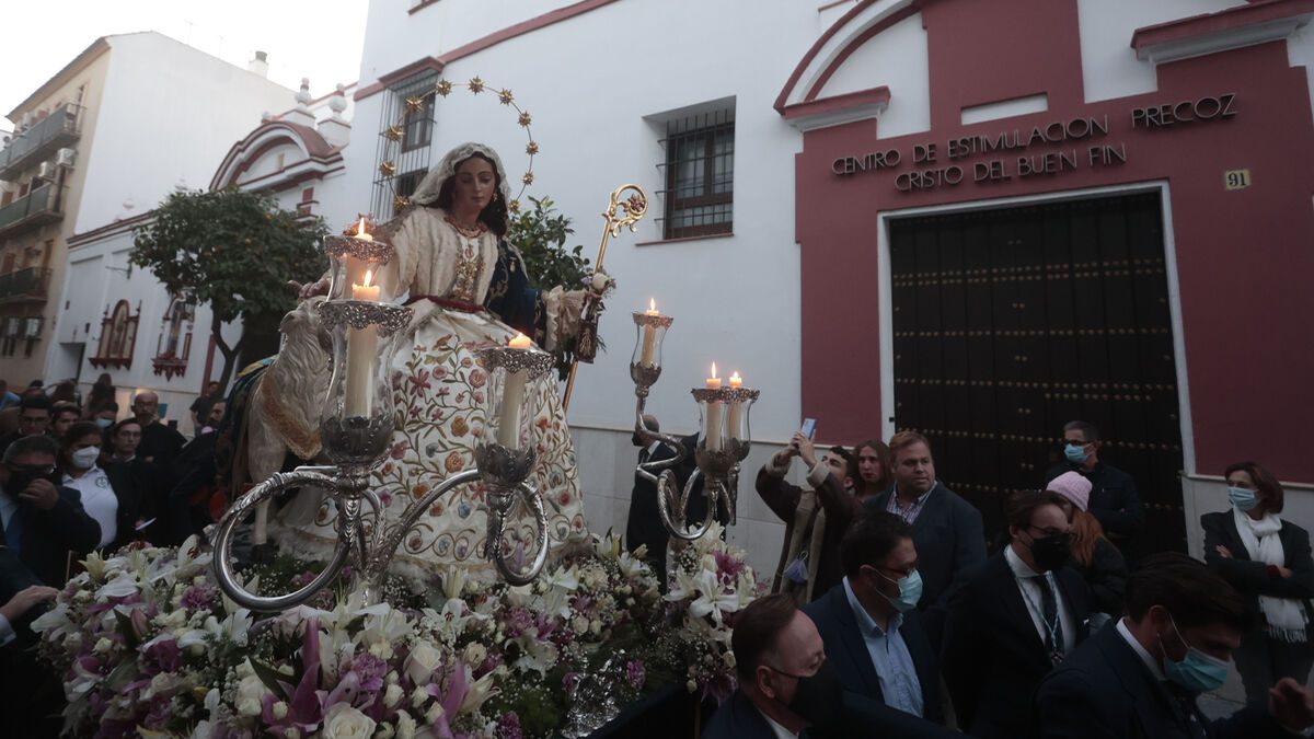 Horario e Itinerario de la Procesión de la Pastora de San Antonio de Sevilla