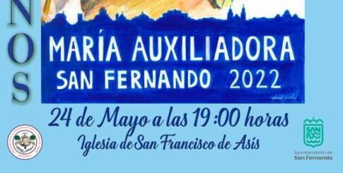 Cartel de la Procesión de María Auxiliadora de San Fernando