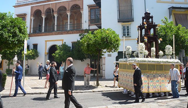 Horario e Itinerario de la Procesión con el Santísimo Sacramento de la Sacramental de San Ildefonso. Sevilla 12 de Junio del 2022